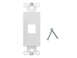 Picture of 1 Port Decorex Face Plate Insert - White