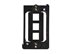 Picture of 3 Port Decorex Face Plate Insert - Black - 1 of 4