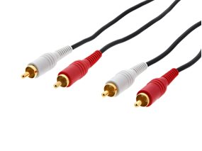 Picture of 12 FT Gold RCA Audio Cable - Stereo