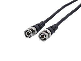 Picture of RG59 Coaxial Patch Cable - 3 FT, BNC, Black