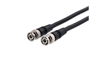 Picture of RG6 Coaxial Patch Cable - 3 FT, BNC, Black