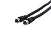 Picture of RG6 CaTV Coaxial Patch Cable - 3 FT, F Type, Black