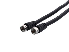 Picture of RG6 CaTV Coaxial Patch Cable - 3 FT, F Type, Black