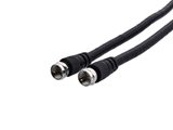 Picture of RG6 CaTV Coaxial Patch Cable - 6 FT, F Type, Black