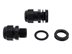 Picture of 20mm Black Nylon Cable Gland for 10 - 14mm Cable - 4 Pack - 2 of 3