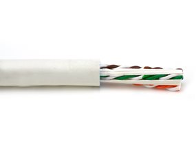 Picture of Category 6A Reduced Diameter Network Cable - White, Plenum (CMP), Solid, Unshielded - 1000 FT