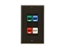 Picture of 4 Port Decorex Face Plate Insert - Black - 3 of 4