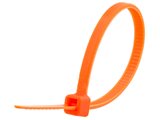 Picture of 4 Inch Orange Miniature Cable Tie - 500 Pack