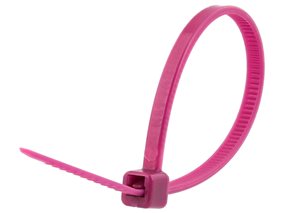 Picture of 4 Inch Purple Miniature Cable Tie - 500 Pack