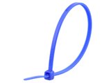 Picture of 6 Inch Blue Miniature Cable Tie - 100 Pack