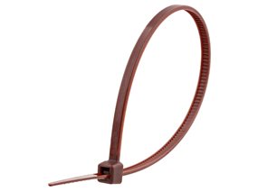 Picture of 6 Inch Brown Miniature Cable Tie - 100 Pack