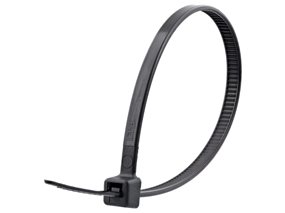 Picture of 6 Inch Black UV Intermediate Nylon Cable Tie - 100 Pack