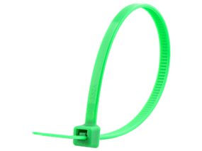 Picture of 6 Inch Green Intermediate Nylon Cable Tie - 100 Pack