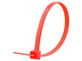 Picture of 6 Inch Red Intermediate Nylon Cable Tie - 100 Pack