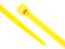 Picture of 6 Inch Yellow Intermediate Nylon Cable Tie - 100 Pack - 1 of 4