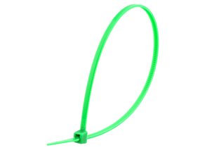 Picture of 8 Inch Green Miniature Nylon Cable Tie - 100 Pack