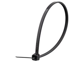 Picture of 8 Inch Black UV Intermediate Cable Tie - 100 Pack