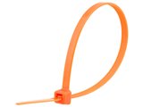 Picture of 8 Inch Orange Standard Cable Tie - 100 Pack