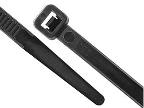 Picture of 21 Inch Black UV Standard Cable Tie - 100 Pack