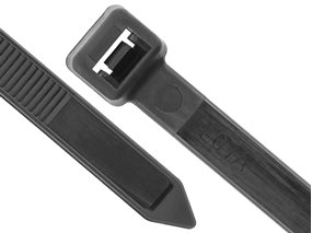 Picture of 21 Inch Black UV Heavy Duty Cable Tie - 100 Pack