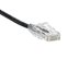 6 Inches Black Booted CAT6 Mini Ethernet Connector - 0 of 3