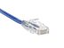 6 Inches Blue Booted CAT6 Mini Ethernet Connector - 0 of 3