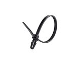 6 Inch UV Black Intermediate Push Mount Cable Tie