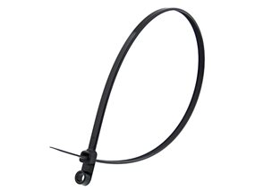 14 Inch Black Heavy Duty Mount Head Cable Tie