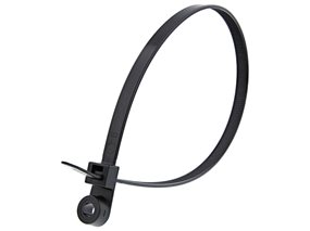 16 Inch Black Heavy Duty Mount Head Cable Tie