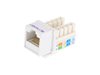 Picture of Cat 6 SpeedTerm Keystone Jack 90 Degree 110 UTP - White