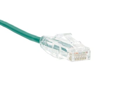 7 FT Green Booted CAT6 Mini Patch Cable 