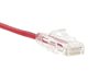 15 FT Red Booted CAT6 Mini Patch Cable 