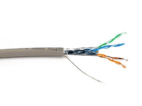 Picture of Mini Cat 6A Bulk Cable - Stranded, Beige, Riser (CMR), Shielded (F/UTP) - 1000 FT