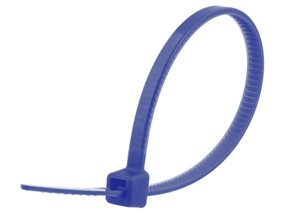 Picture of 4 Inch Blue Miniature Nylon Cable Tie - 500 Pack