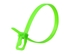 Picture of 6 Inch 50 Lbs Fluorescent Green Releasable/Reusable Cable Tie - 100 Pack - 0 of 5