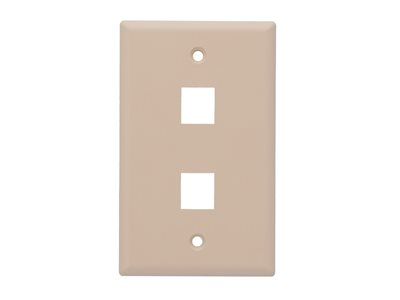 Picture of 2 Port Keystone Faceplate - Single Gang - Beige