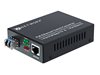 Picture of Gigabit Fiber Media Converter - 1000Base-LX, LC Singlemode, 40km, 1310nm, PoE