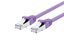 Picture of CAT8 Ethernet Patch Cable - 25 FT, Purple, Booted