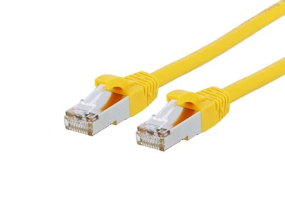 Picture of CAT8 Ethernet Patch Cable - 5 FT, Yellow, Booted