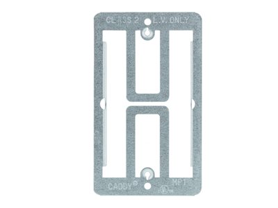 Picture of Wall Frame Caddy, Drywall Mounting Plate - Single Gang - Metal