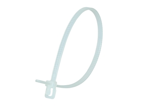 Picture of 6 Inch 18 Lbs Natural Releasable/Reusable Cable Tie - 100 Pack