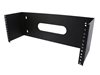 Picture of 4u Wall Mount Bracket - Hinged - Black