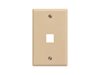 Picture of 1 Port Keystone Faceplate - Single Gang - Ivory