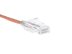 Picture of Cat 6 Mini Ethernet Patch Cable - 3 FT, Orange, Booted - 0 of 2