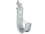 Picture of 4″  J-Hook with Beam Clamp and Retainer Clip - 25 Pack