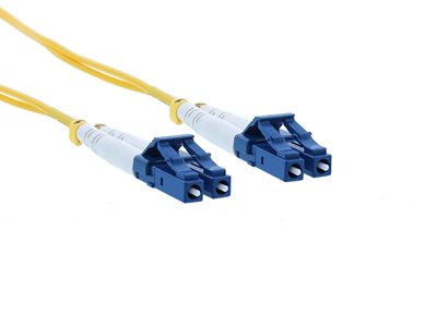 0.5m Singlemode Duplex Fiber Optic Patch Cable (9/125) - LC to LC